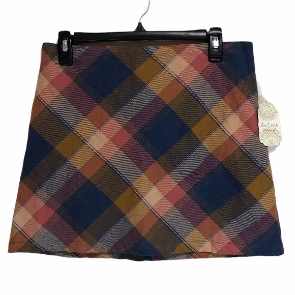 Altar'd State Dresses & Skirts - NWT Altar’d State Spice Plaid Fall Skirt